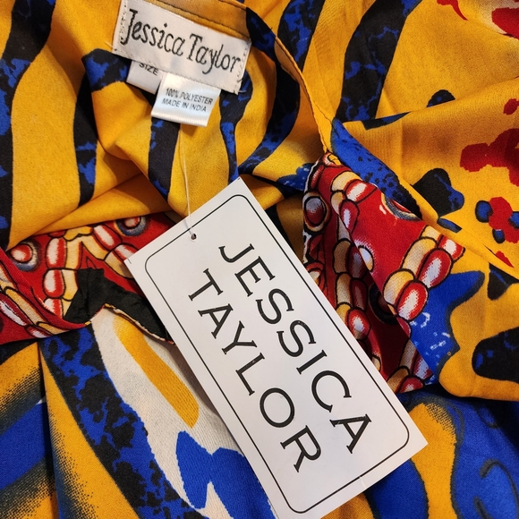 #514 Jessica Taylor Caftan with Drawstring. New with Tags. - Picture 4 of 6